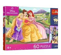 Trefl - 60 Piece Puzzle, Strength in the Crown, Disney Princess, 4+ | Premium Plus, Development of Concentration and Perceptiveness, Connect with Yourself, Unique Poster Included