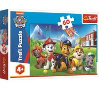 Trefl -60 Pieces, for Kids Ages 4 and Up Puzzle, Paw Patrol, 13 x 8.7 Inches (17375)