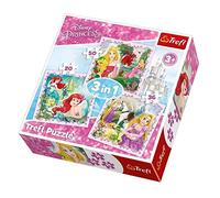 Trefl 916 34842 EA 3 in 1 Disney Princess, Multicolored
