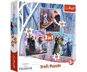 Trefl 916 34853 EA 3 in 1 Frozen, red