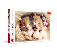 Trefl 916 37271 Schlafende Katzen EA 500 Teile, Premium Quality, für Erwachsene und Kinder ab 10 Jahren 500pcs Sleeping Kittens, Multicolor