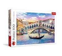 Trefl 916 37398 Rialtobrücke, Venedig EA 500 Teile, Premium Quality, für Erwachsene und Kinder ab 10 Jahren 500pcs Rialrto Bridge Venice, Multicoloured