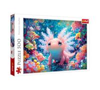 Trefl Axolotl 500 Piece Jigsaw Puzzle - DIY Puzzle Creative Entertainment for Adults and Children Aged 10+