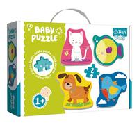Trefl, Baby Classic 2 Piece Jigsaw Puzzle 4 Sets for Children from 1 Year