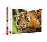 Trefl Bengal Tiger - 500 Piece Jigsaw Puzzles for Adults & Children Aged 10+ - Safari Jungle Wildlife Animals Puzzle