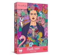 Trefl Blossoming Soul 1000 Jigsaw Puzzle, Premium Plus, Frida Kahlo 27"x19" A series of paintings inspired by Frida Kahlo’s art, Perfect Matching of Elements, for Adults and Children from 12 years old