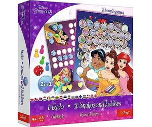 Trefl Board Game 2-in-1 Chinese & Snakes and Ladders Disney Princess 4+