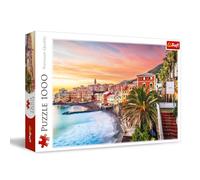 Trefl - Bogliasco, Liguria, Italy - Puzzle with 1000 Pieces - Puzzle Game with a Beautiful View of Bogliasco, Italy, for Adults and Children from 14 Years