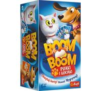 Trefl Boom Boom Birds and Kittens, Dynamic Family Card Game, Ages 6+