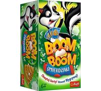 Trefl Boom Boom Death, Dynamic Family Card Game, Ages 6+, 2-4 Players, Modern Style, 56 Cards, Bell, Color Board, Instructions