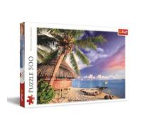 Trefl Bora-Bora Island Puzzle 500 Pieces DIY Puzzle with Holiday View Creative Entertainment Fun Puzzle Classic for Adults and Children from 10 Years