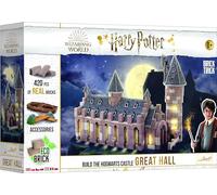 Trefl Brick Trick Build with Bricks - Great Hall, Great Hall - Harry Potter, Hogwarts, School of Magic, Eco Bricks, DIY, Over 410 Bricks, Reusable