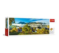 Trefl By The Schliersee Lake Panorama 1000 Piece Jigsaw Puzzles for Adults & Children Aged 12+ Wide 97cm x 34cm Panoramic Bavarian Alps Germany Premium Puzzle