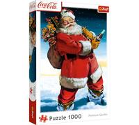 Trefl Coca-Cola 10923 1000-Piece Christmas Santa Jigsaw Puzzle for Adults and Children from 14 Years, Multicoloured, 10923