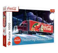 Trefl - Coca-Cola, Christmas Struck - Puzzle 1000 Elements - Christmas Puzzle, for Adults and Children from 14 Years