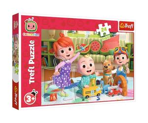 Trefl CoComelon Ready for an Adventure - 24 Piece Jigsaw Puzzles for Kids - Easy Hold Large Maxi Puzzle Pieces for Children - For Ages 3+