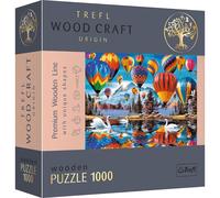 Trefl Colourful Balloons Wooden Puzzle - 1000 Pieces