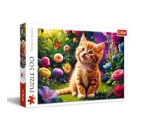 Trefl Cute Cat 500 Pieces DIY with Animals, Creative Entertainment, Classic Puzzle for Adults and Children from 10 Years, 37525, Multicoloured