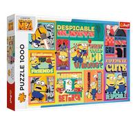 Trefl - Despicable Me 4, Gru and The Minions: Under Cover - Colorful Collage with Characters from the Animated Film, DIY Puzzle, Classic Puzzle for Adults and Children from 12 Years Old