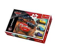 Trefl Disney Cars Puzzle - 60 Piece Jigsaw Puzzles Children Aged 4+ - Lightning McQueen & Friends Movie Racing Car Jigsaws Puzzle