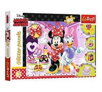 Trefl TR14820 Glitter, und Glitzer, Disney Minnie 100 pieces, for children aged 5 and over Jigsaw Puzzle, Multicoloured