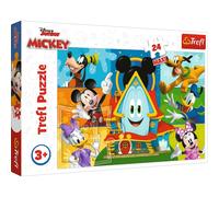 Trefl Disney Junior Mickey Mouse & Friends - 24 Piece Jigsaw Puzzles for Kids - Easy Hold Large Maxi Puzzle Pieces for Children - For Ages 3+
