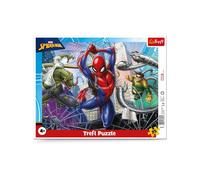 Trefl Spiderman Spidey Character - 25 Piece Jigsaw Puzzles For Children Aged 4+ - Superhero Kids Marvel Avengers Frame Puzzle