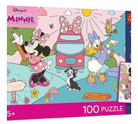 Trefl - Disney Minnie, Pink Adventure - 100 Elements - Colorful Puzzle with Fairy Heroes, Combine with Each other, Collector's Poster in Set, Creative Entertainment, Fun for Children from 5 years