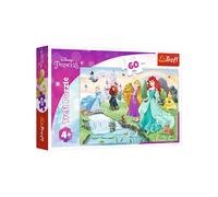 Trefl Disney Princess Meet the Princesses Puzzle Kids - 60 Pieces | Size: 1 Pack Trefl Multicolor 1 Pack