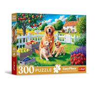 Trefl EasyPiece Puzzle: Puppies in the Country-300 Large Pieces, Easy to Assemble, for Adults and Children from 10 Years, Multicoloured, 23101