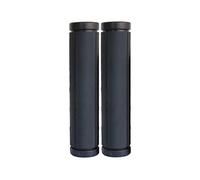 Trefl Ergonomic Bicycle Handle Grips - Set of Two/Thermoplastic Elastomers (TPE) / Fine Anti-Slip Texture/Plastic and Rubber Mix/Easy Install on Bike Handlebars/for Men Women (Black, Long-Long)