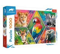 Trefl Exotic Animals 1000 Piece Puzzle for Ages 12+, Premium Quality Paper Puzzle for Children and Adults, Made in Poland
