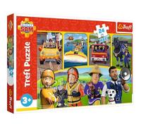 Trefl - Fireman Sam Puzzle, Multicoloured, One Size, 14356