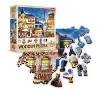 Trefl - French Alley Puzzles - 1000 Elements, Wood Craft, Irregular Shapes, 100 French Symboli Figures, Modern Premium Jigsaw Puzzle DIY for Adults and Children from 12 Years Old