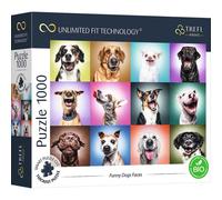 Trefl Funny Dog Faces Puzzle Adult - 1000 Pieces