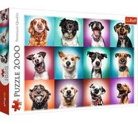 Trefl Funny Dog Portraits Puzzle Adults & Kids - 2000 Pieces