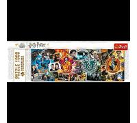 Trefl Harry Potter Houses of Hogwarts Panorama 1000 Piece Jigsaw Puzzles for Adults & Children Aged 12+ Wizarding World Panoramic Wide Puzzle