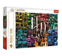 Trefl Harry Potter Through The Movies - 1500 Piece Jigsaw Puzzles for Adults & Children Aged 12+ Wizarding World Puzzle