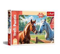 Trefl - Horses in the Glade - Puzzle 200 Pieces - Colourful Puzzle with Animals, for Children from 7 Years