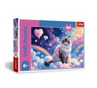 Trefl - Puzzle 160 Pieces, The House Kitten, The Cat in the Clouds, 5+
