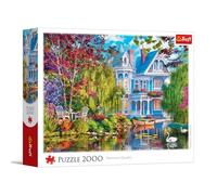 Trefl - House on the Lake - 2000 Pieces - DIY Jigsaw Puzzle Creative Entertainment Classic Puzzle for Adults and Kids 14+