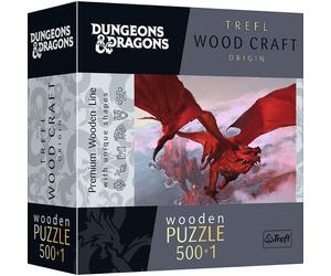 Trefl Jigsaw Puzzle Ancient Red Dragon Wooden Puzzle - 501 Pieces