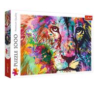 Trefl Jigsaw Puzzle Colourful Lion Puzzle Adults - 1000 Pieces