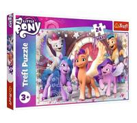 Trefl - Joy Pony Ponies, My Little Pony - Puzzle 24 Maxi - 24 Large Elements, Colorful Puzzle with Heroes Fairy Tale Ponies, Creative Entertainment, Fun for Children from 3 years old