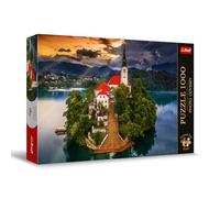 Trefl Lake Bled Slovenia - 1000 Piece Jigsaw Puzzles for Adults & Children Aged 12+ - Castle on Water Puzzle