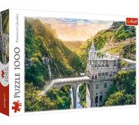 Trefl Las Lajas Sanctuary Colombia - 1000 Piece Jigsaw Puzzles for Adults & Children Aged 12+ Catholic Casilica Church Puzzle