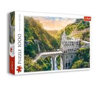 Trefl Las Lajas Sanctuary Colombia - 1000 Piece Jigsaw Puzzles for Adults & Children Aged 12+ Catholic Casilica Church Puzzle