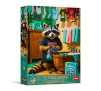 Trefl Laundry Day Shed - 1000 Piece Puzzle 26.9"x18.9" | Premium Plus Quality: Pets & People Stuff, Timeless Motifs Series, 14+