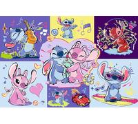 Trefl Lilo, Zakecony Stitch 300 Pieces-Colorful Puzzle with Fairy Tale Characters, Creative Entertainment, Fun for Children Ages 8 and Up, Multicolor (23033)