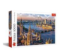 Trefl London - 1000 Piece Jigsaw Puzzles for Adults & Children Aged 12+ Big Ben Thames River London Eye Puzzle
